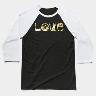 Love Cat Baseball T-Shirt